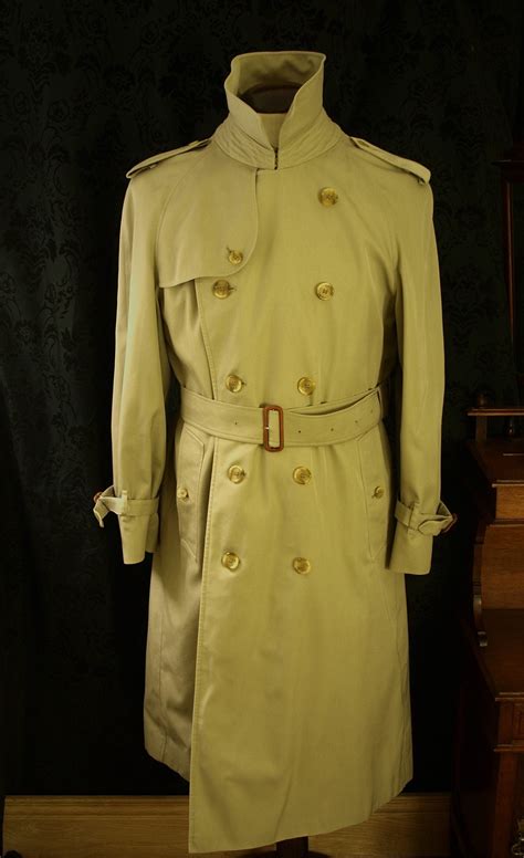 second hand mens burberry trench coat|where to sell used Burberry.